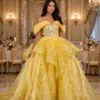Gold ball gown BG0001 - wholesale | Canan Gowns