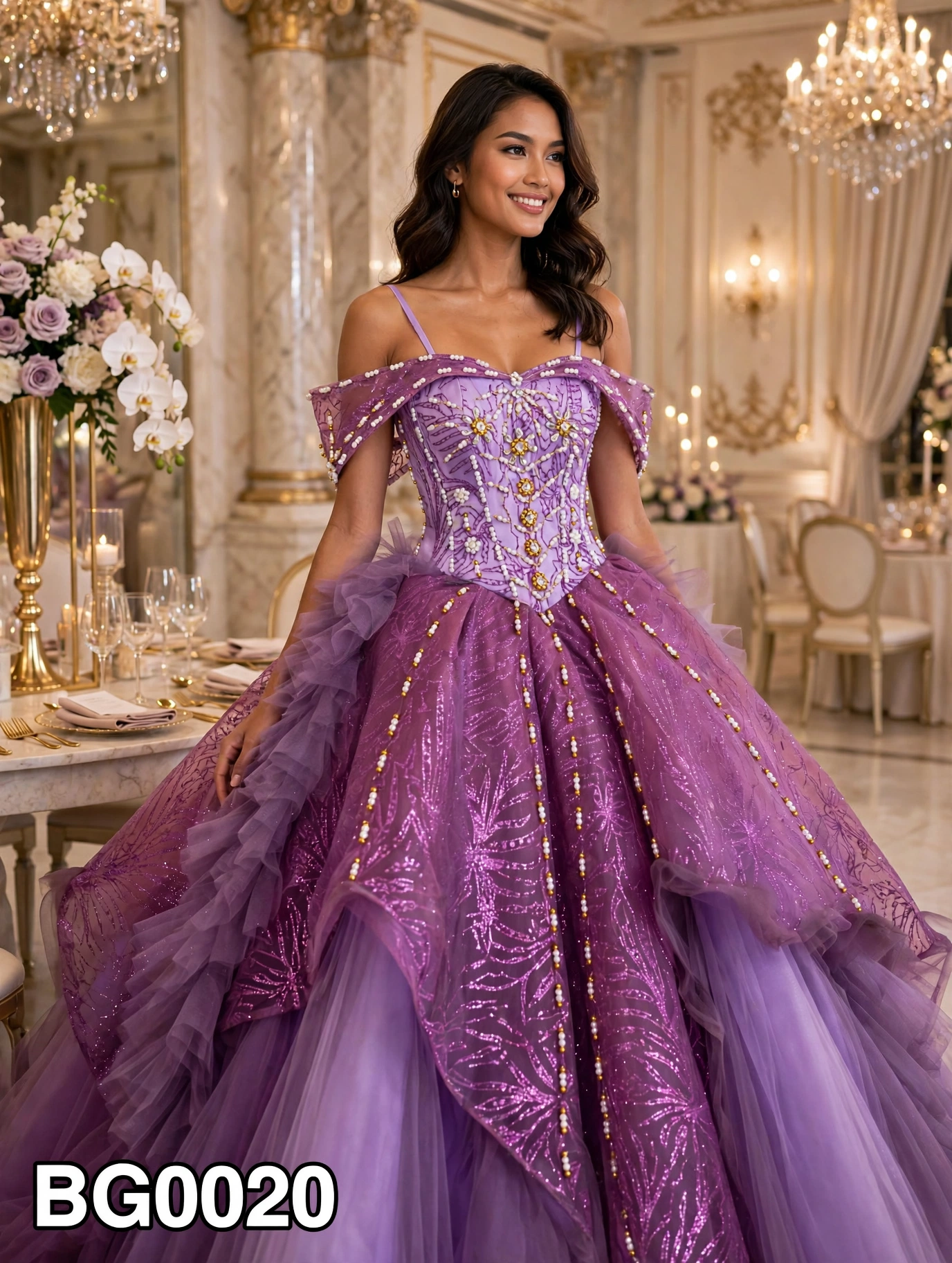 BG0020 ball gown wholesale - Canan Vietnam Gowns