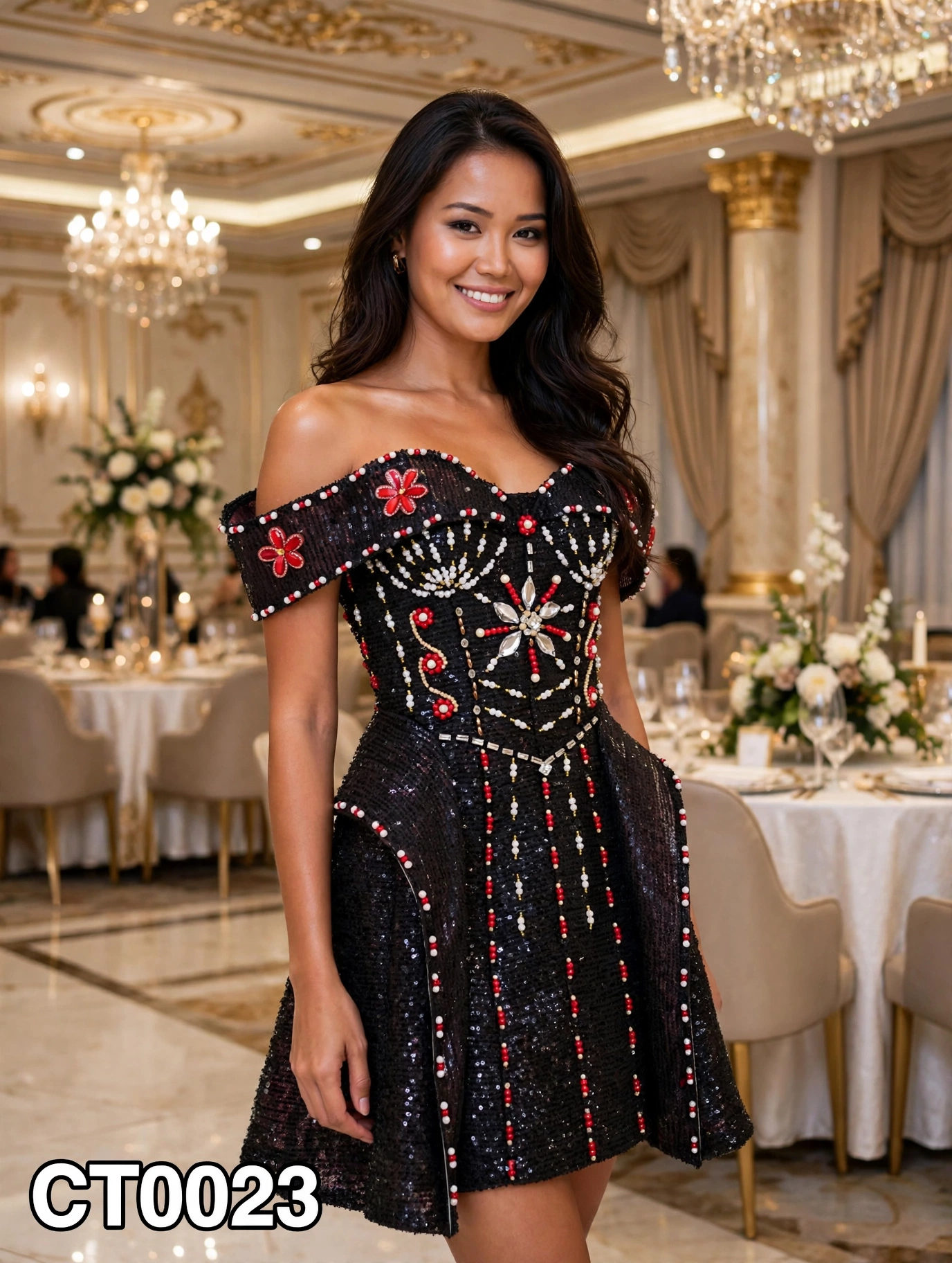 CT0023 cocktail dress wholesale - Canan Vietnam Gowns