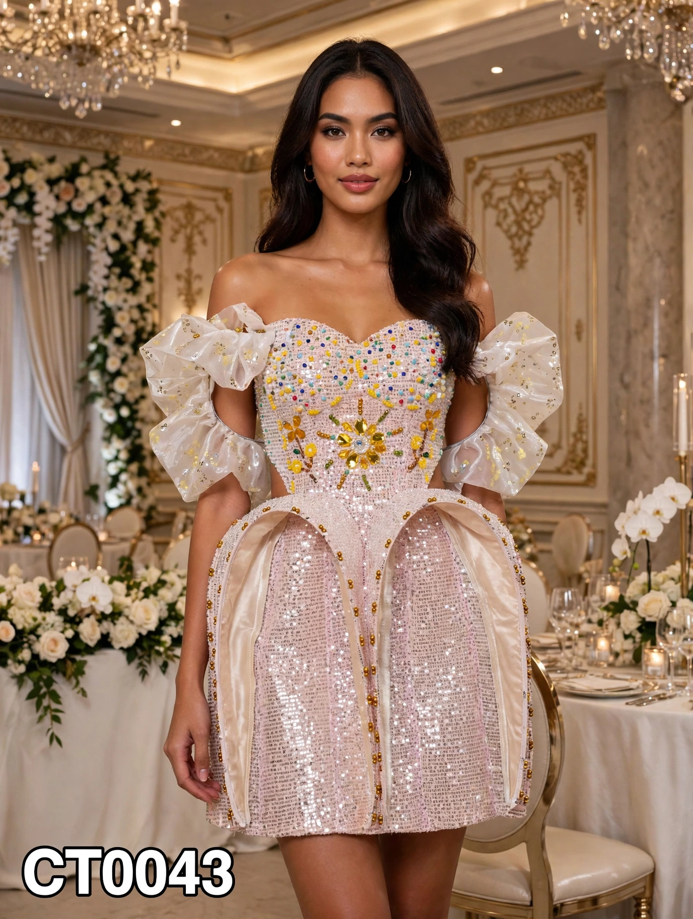 CT0043 cocktail dress wholesale - Canan Vietnam Gowns